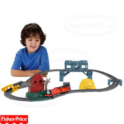 Игровой набор "Опасные ловушки"+Джеймс с вагоном  (Trackmaster)