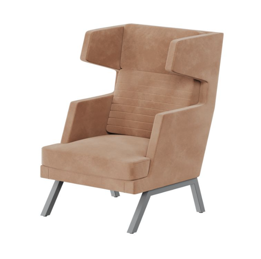 Мягкое кресло с высокой спинкой ALD-01 АЛДО