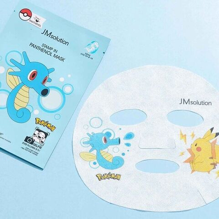 JMsolution Восстанавливающая тканевая маска с пантенолом (Хорси) STAMP IN PANTHENOL MASK POKEMON 1шт