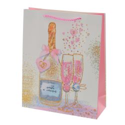 GAEM Пакет подарочный (бумага 210г/м2, блок микс 12шт), L26 W10 H32 см, 4в.