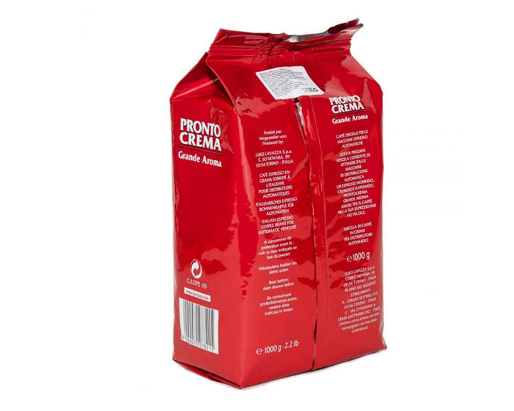 Кофе в зернах LavAzza Pronto Crema Grande Aroma цена