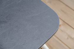 "Альбано" лаунж-зона 5-местная плетеная из роупа (веревки), каркас алюминиевый светло-серый, роуп серый меланж