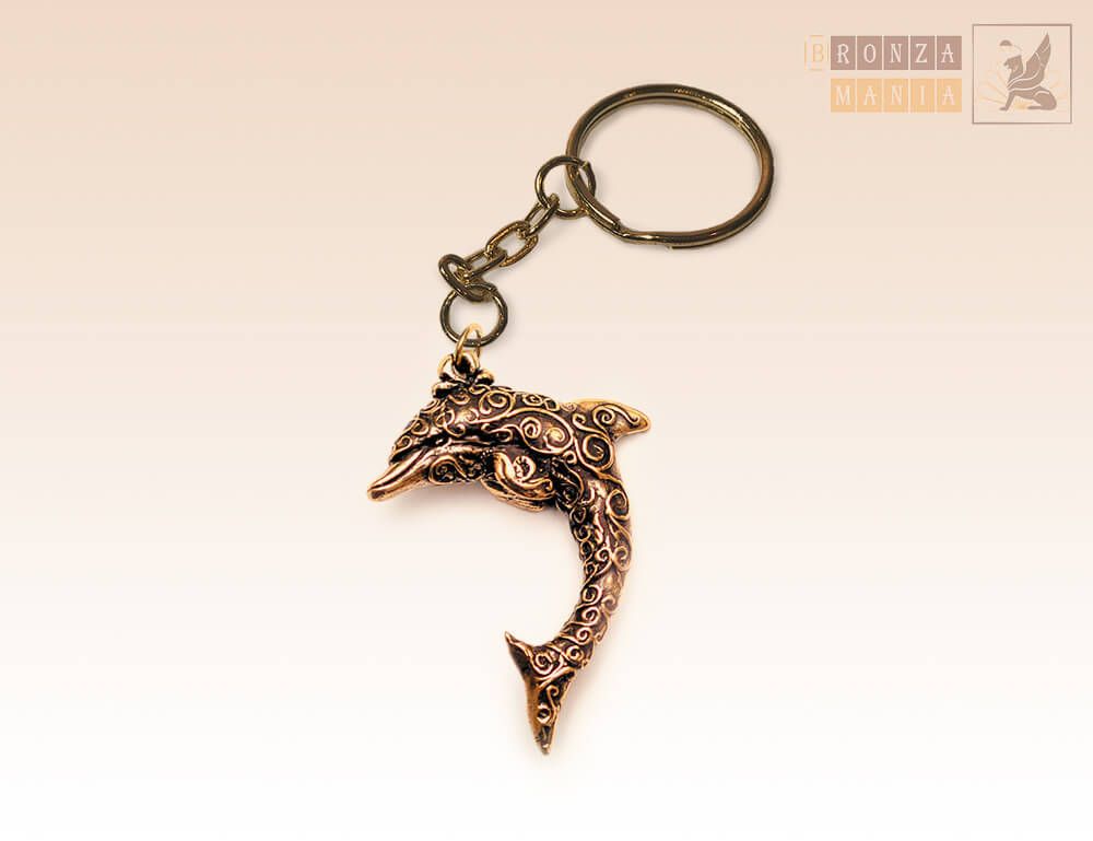брелок Рыба Дельфин ажурный