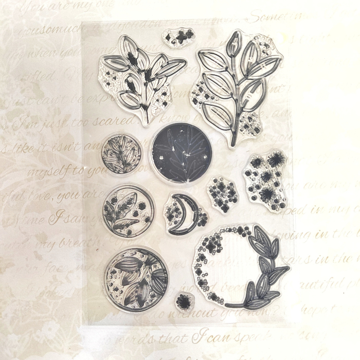 Резиновые штампы "Растения"