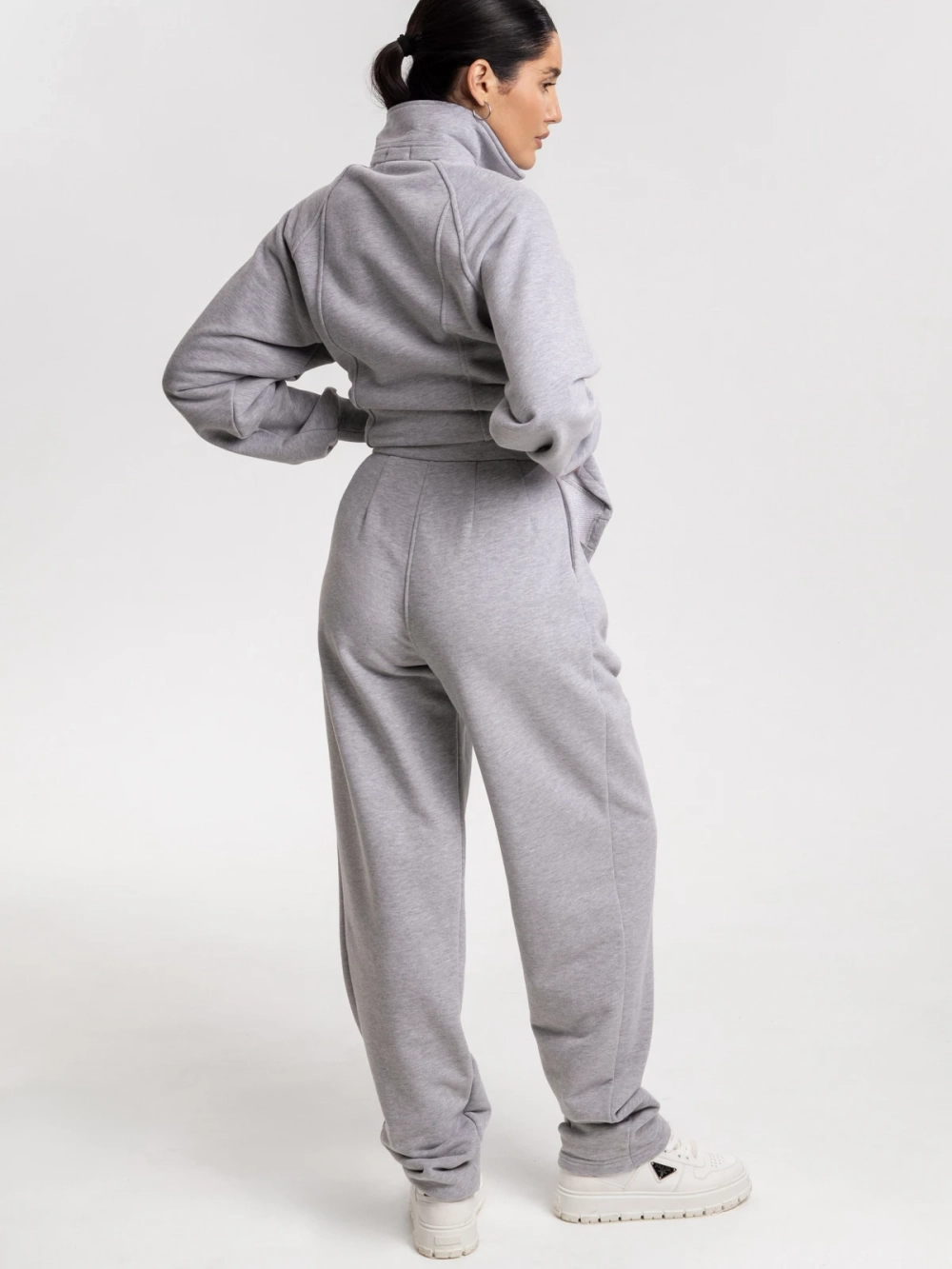 Брюки из футера DEW, серый