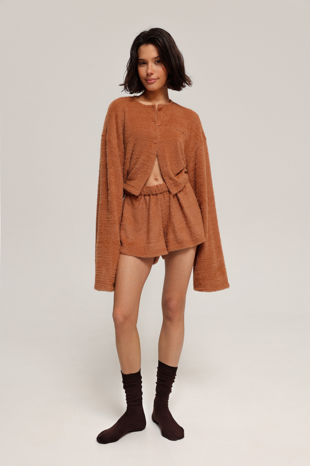 Шорты пушистые