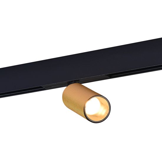 ST807.236.12 Магнитный трековый светильник Золотистый LED 1*12W 3000K 500Lm Ra>90 IP20 D50xH173 48VV SKYLINE 48