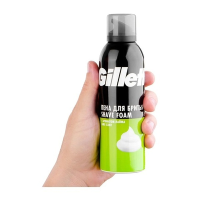 GILLETTE Пена для бритья Lemon Lime 200мл