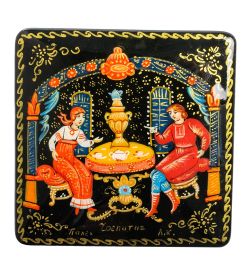 Народные промыслы ШК-95/ 5 Шкатулка «Чаепитие»