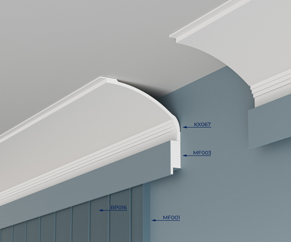 Cosca Decor. Панель RP016, 156х12x2800мм, Экополимер