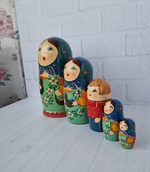 Матрешка "с курочкой" традиция 5мест