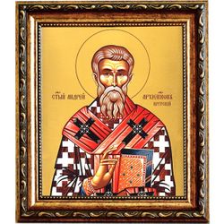 Андрей Критский Святитель. Икона на холсте