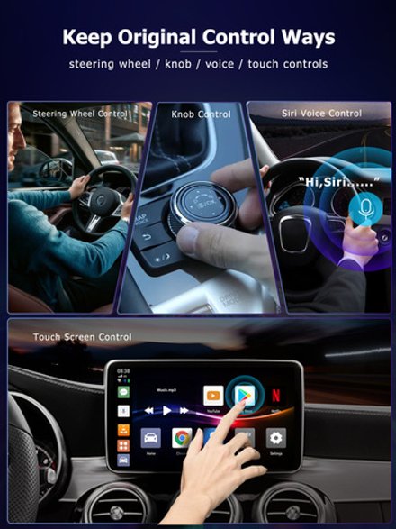 Мультимедиа блок с навигацией для Geely Coolray 2023+ со штатным USB CarPlay - Carmedia OL-AIBOX-A5 Android 11, ТОП процессор, 4Гб-64Гб, 4G-SIM