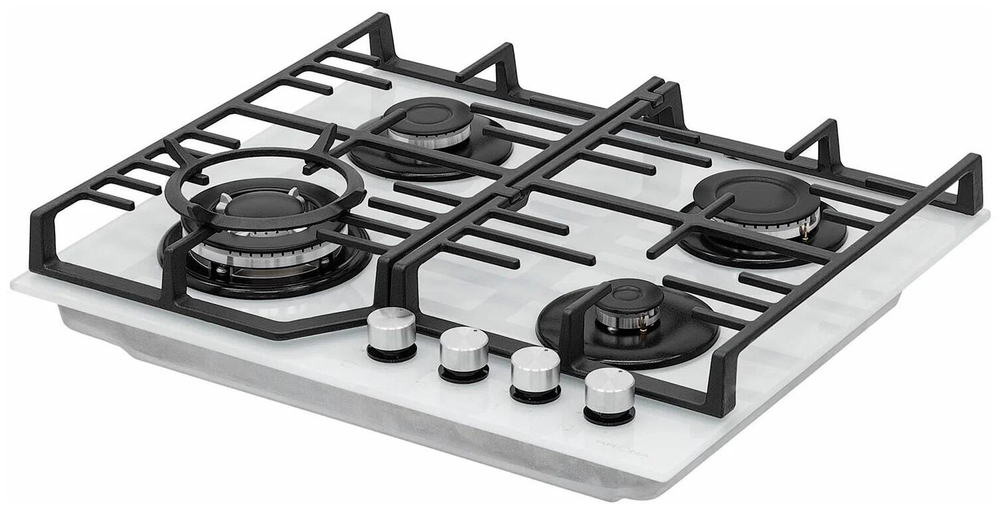 Поверхность варочная KRONA  ARDENTE 60 WH газовая (стекло,белая)