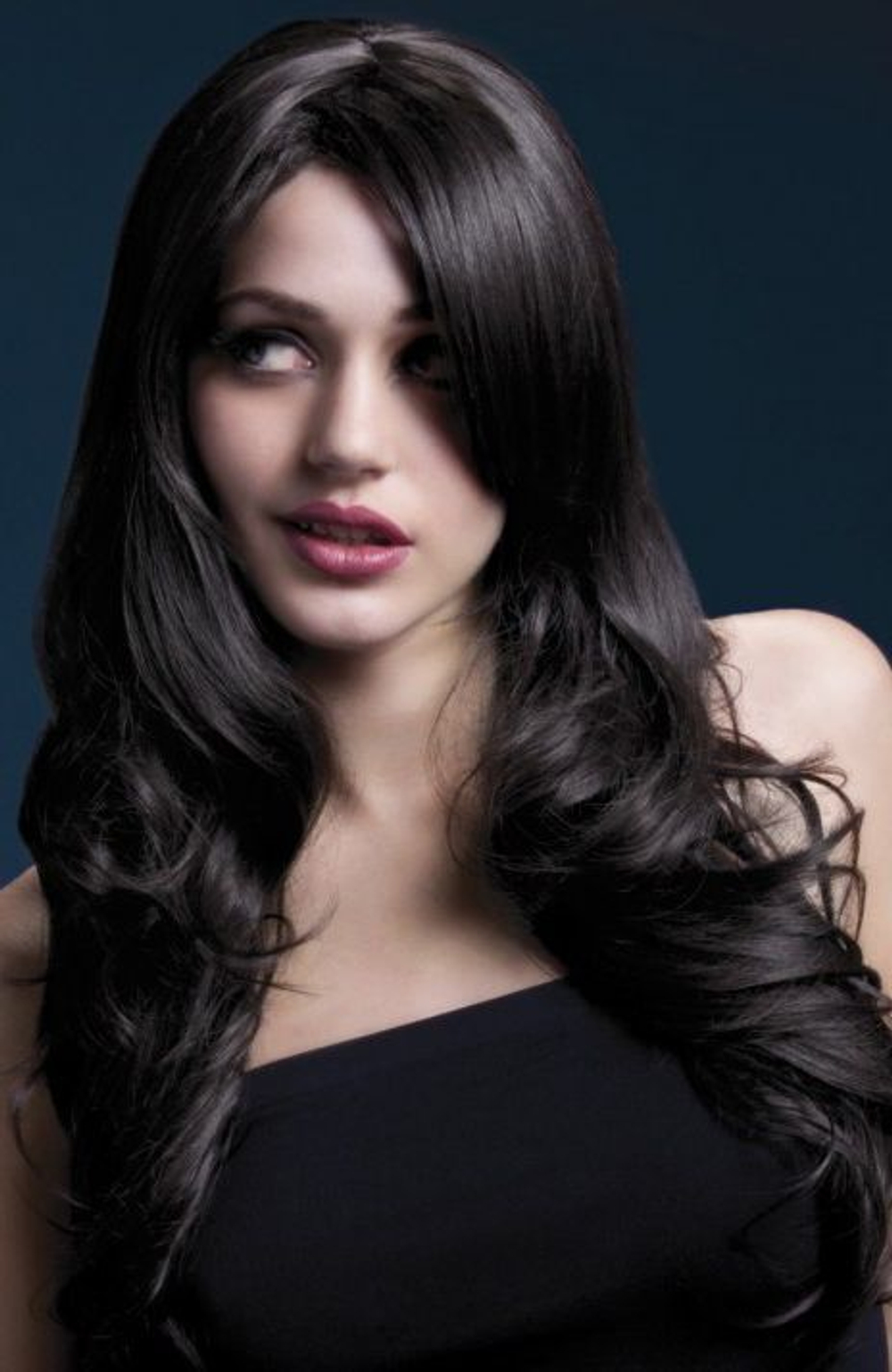 Каштановый парик средней длины Nicole