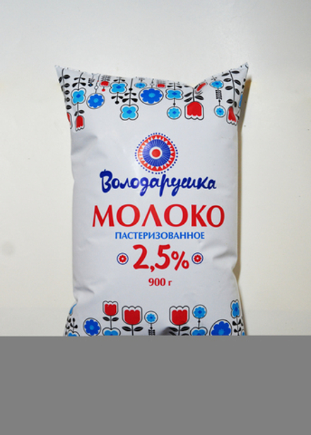 Молоко Володарушка 900г 2.5%