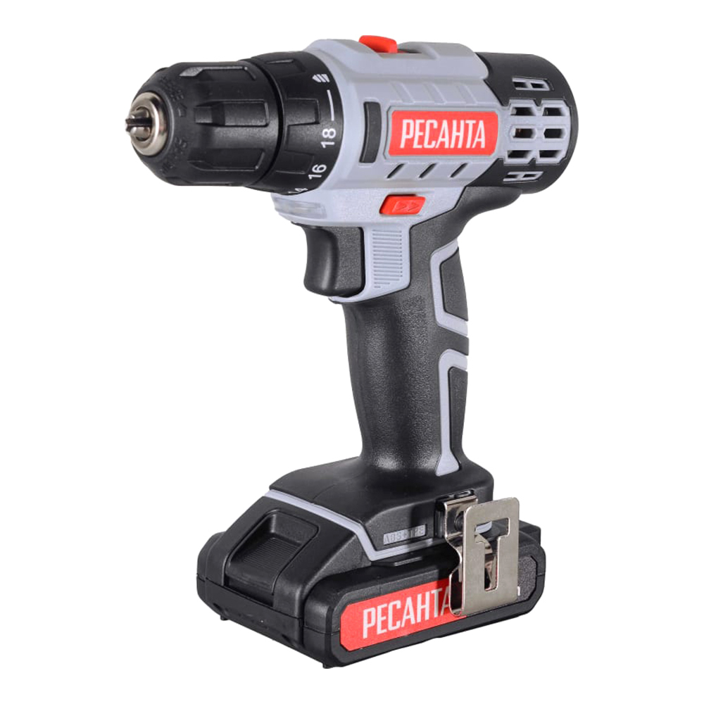 Дрель-шуруповерт аккумуляторная Ресанта ДА-18-2ЛК