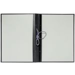 Папка для дипломных работ без бумаги, на тесьме, черная, Jenzol