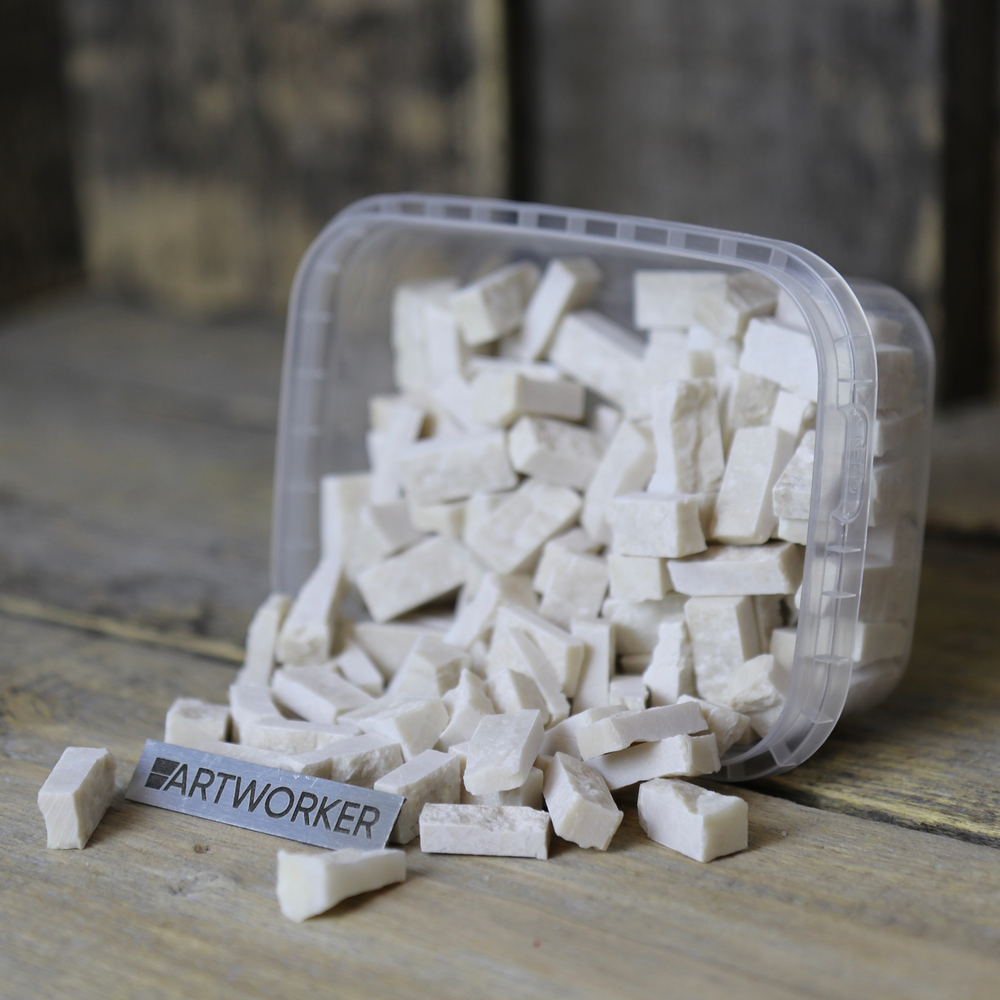 Натуральный камень колотый на модуль для мозаики