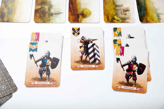 Настольная игра 2 карты памятки