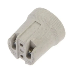 Патрон для лампы E27 керамический подвесной 10 штук Д-002