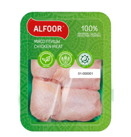 Бедро цыпленка-бройлера замороженное "ALFOOR Халяль" Петруха