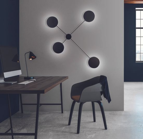 SL6006.402.06 Светильник потолочный ST-Luce Черный/Черный LED 6*5W 3000K TONDO