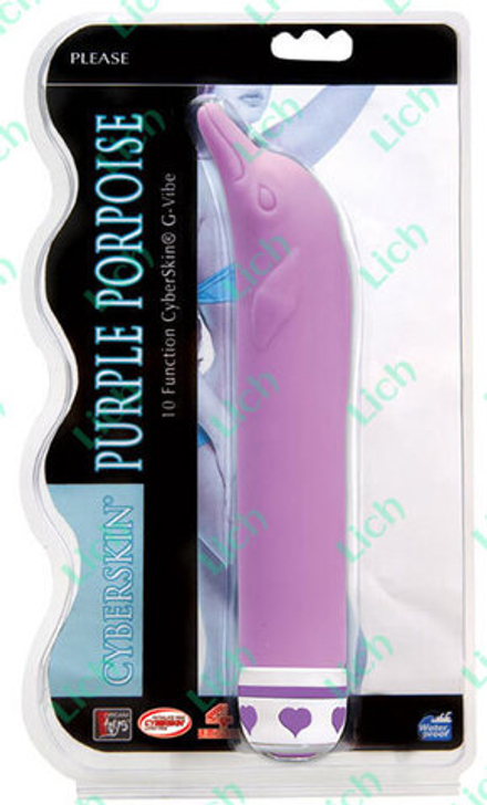 Многофункциональный  вибратор Purple Porpoise для стимуляции G-точки