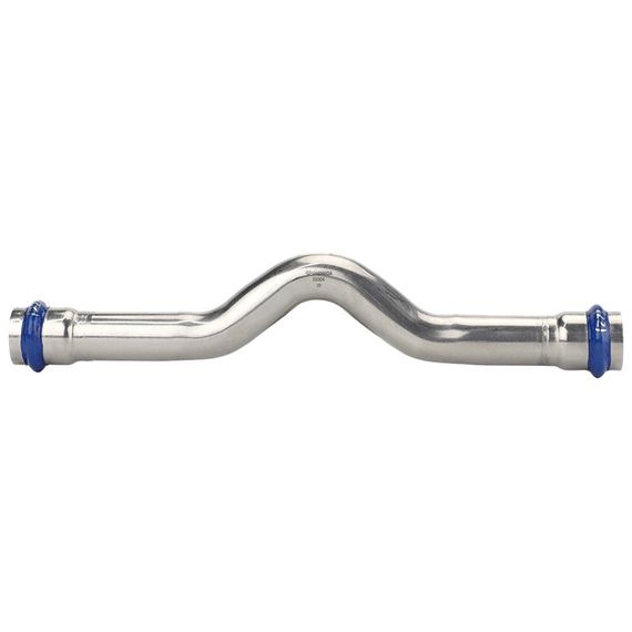 Обвод VARMEGA двухраструбный Inox Press 15x15