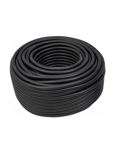 Гофрированная труба ПВХ Gigant легкая черная D20 с зондом 100м 10120-100BL-GI