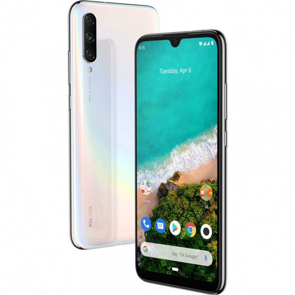 Смартфон Xiaomi Mi A3 4/64GB Android One Белый (Global)