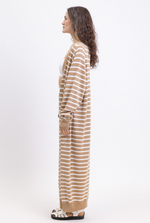 Кардиган удлиненный в полоску