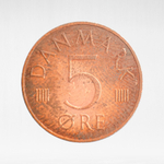 Denmark, 5 Øre - Margrethe II, 1982, VF