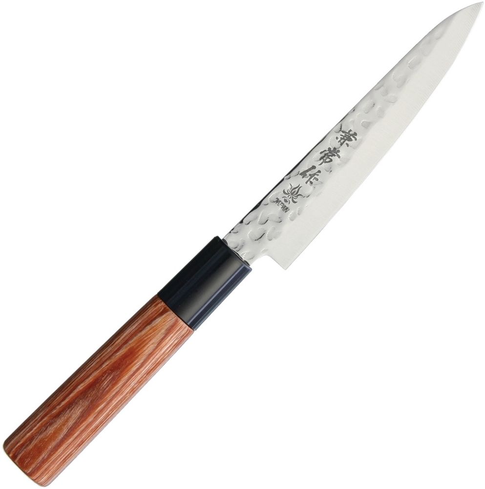 Кухонный японский нож Kanetsune Petty Knife 120mm, Кованая нержавеющая сталь DSR-1K6 HC