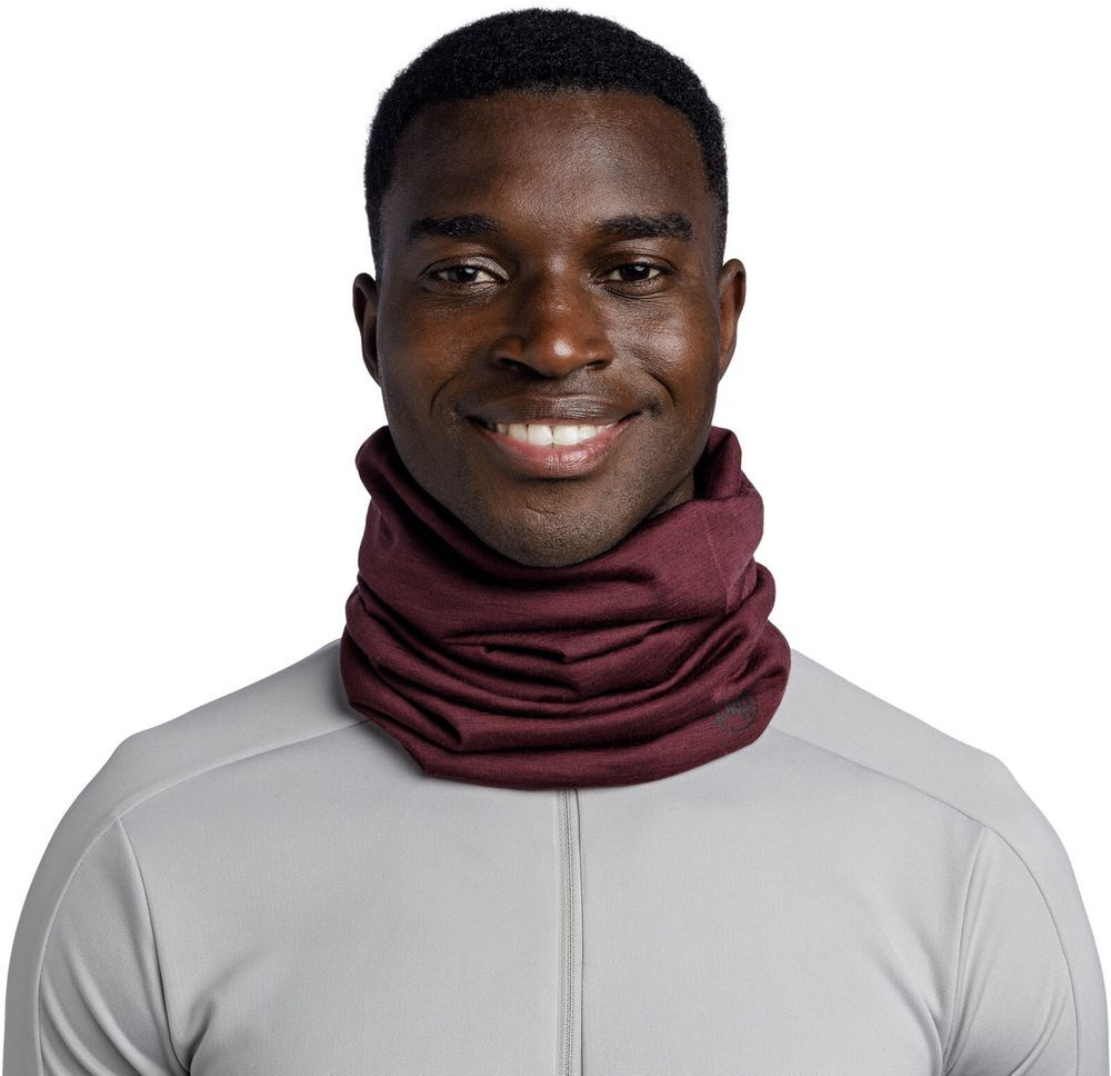 Бандана Buff Merino Lightweight Solid Garnet (US:one size)