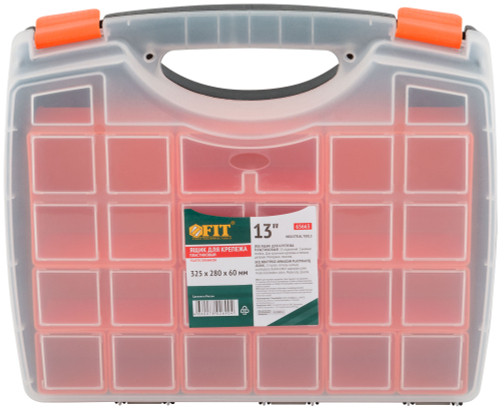 Ящик для крепежа (органайзер), съемные ячейки 13" ( 325х280х60 мм ) 65663