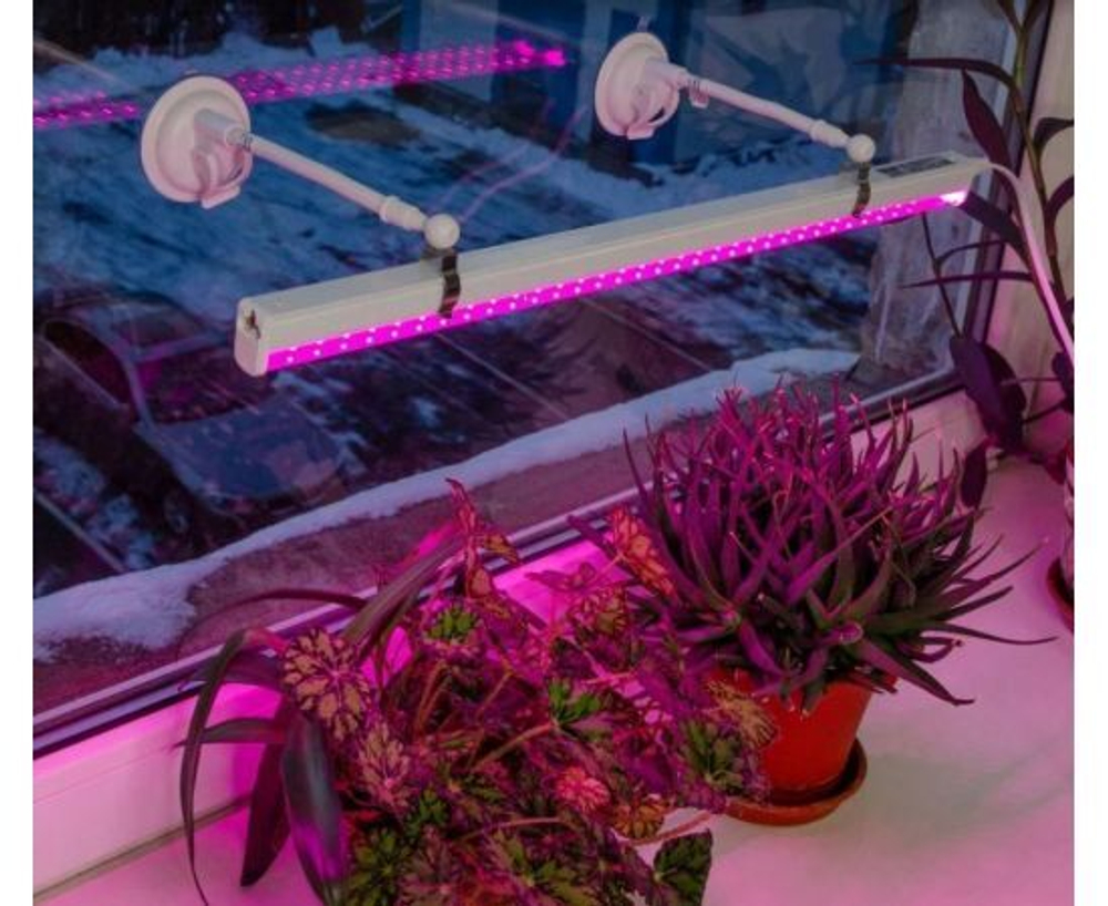 Подставка для фитолампы держатель на присоске для серии ULI-P, 2 шт. по 20 см