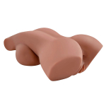 Загорелый мастурбатор-торс 44,5х21,6см вагина и анус PipeDream PDX Plus Perfect 10 Torso Tan RD61522