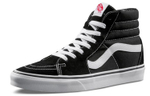 Vans SK8 classic non-slip lightweight high-top sneakers for men and women in black and white