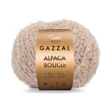 Пряжа для вязания Alpaca Boucle 121 Gazzal