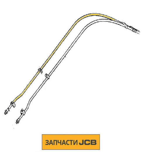 Труба гидравлики JCB KRV1203