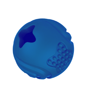 Mr.Kranch Игрушка для собак Мяч 6,5см синий с ароматом курицы (33004)