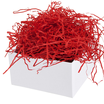 Наполнитель для коробок в красном цвете, бумага, 50 г