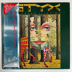 Винтажная виниловая пластинка LP Styx The Grand Illusion (Japan 1979) (Obi)