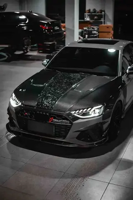 Карбоновый обвес для AUDI S4 AVANT RS4 B9 2019+ Ауди аэродинамический обвес