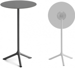 Стол ламинированный барный складной Scab Design Tripe Folding, антрацит, антрацит