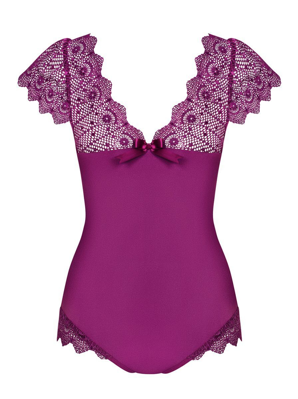 Боди Moketta с сетчатыми вставками и коротенькими рукавчиками (Размер: S-M) (Цвет: черный)