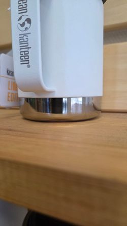 Термокружка Klean Kanteen Camp Mug 12oz (355 мл) White (вмятина на донышке)