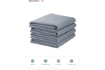 Комплект полотенец вафельных Home One 45х70 (4шт), серый