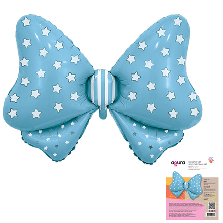 Бант голубой Ag